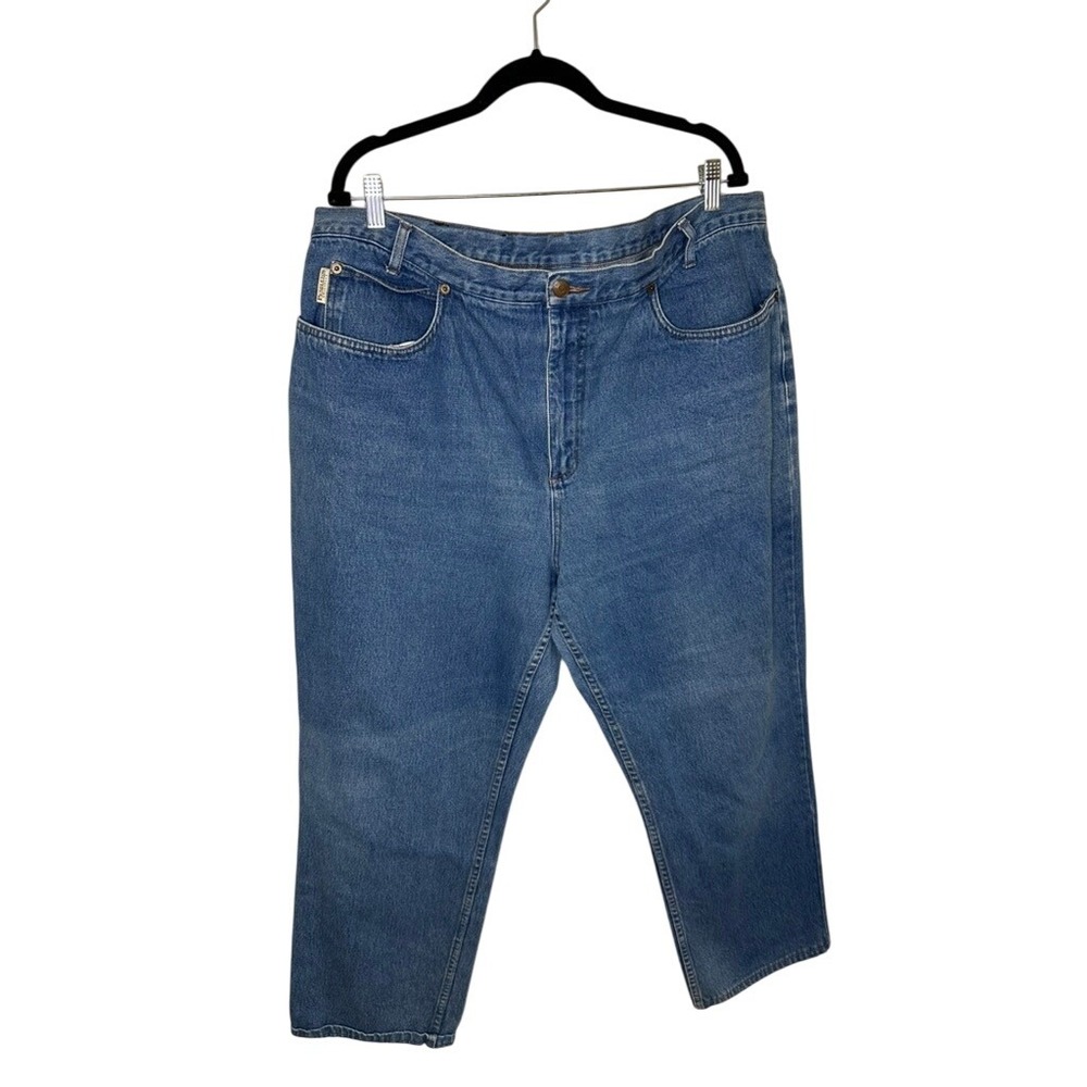 Pendleton Originals Women's Blue‎ Denim Jeans Plus Size 20W Cropped